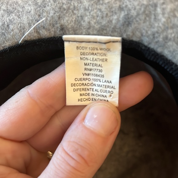 Soft Brimmed Hat with decorative braided faux leather strap - Picture 6 of 8